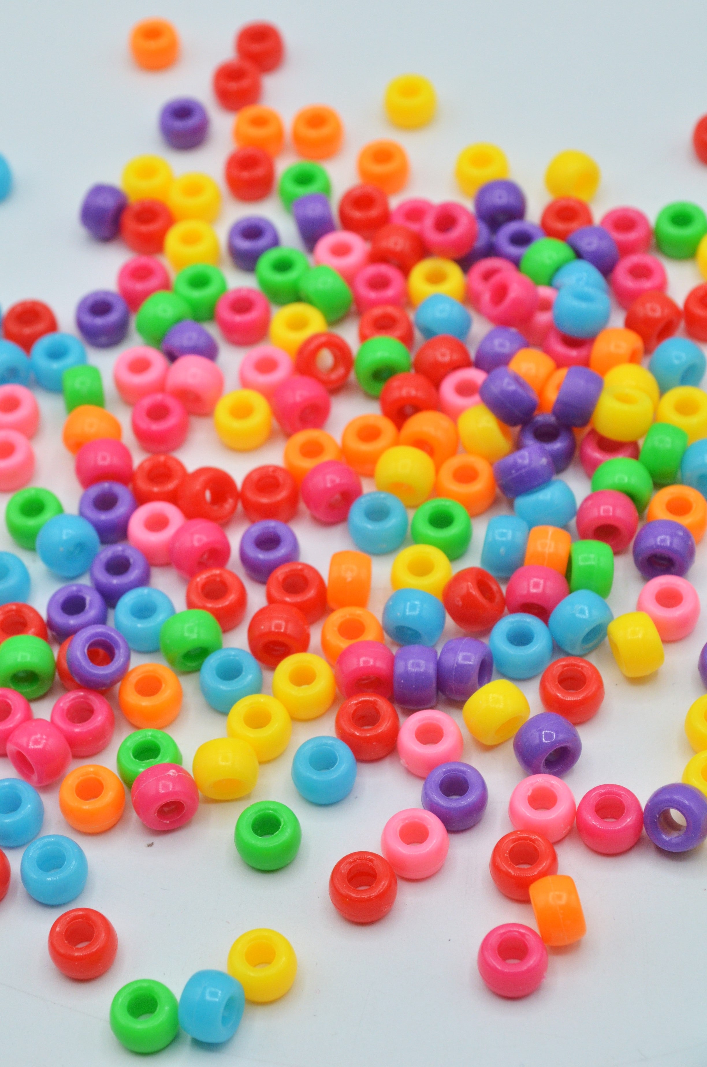 Margele De Plastic 6x9mm, 15gr/Punga