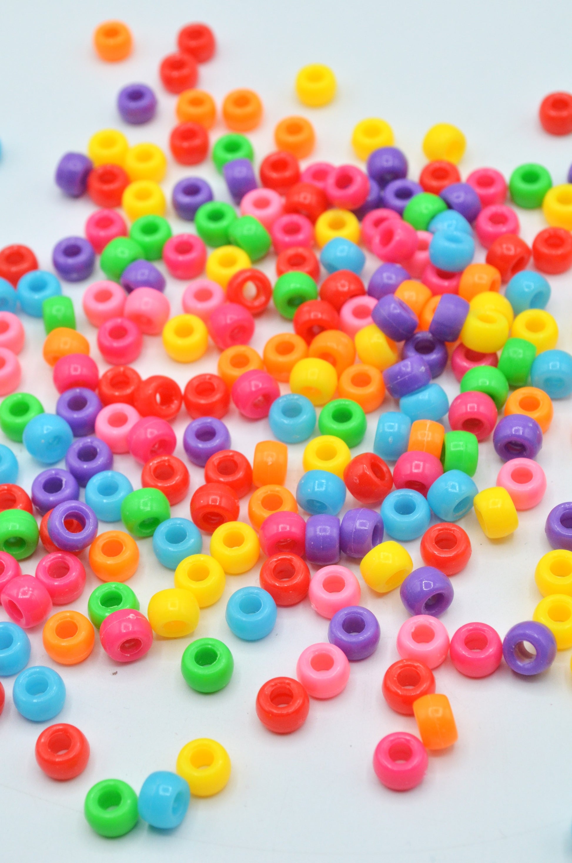 Margele De Plastic 6x9mm, 15gr/Punga