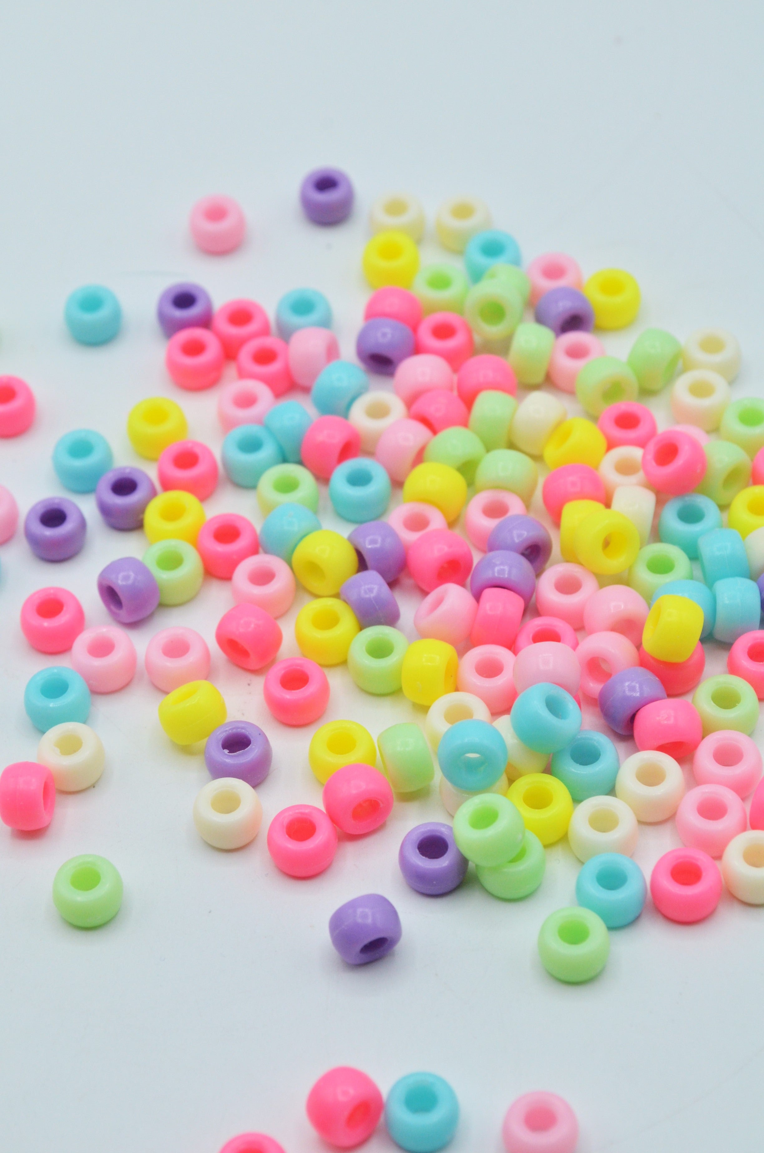 Margele De Plastic 6x9mm, 15gr/Punga