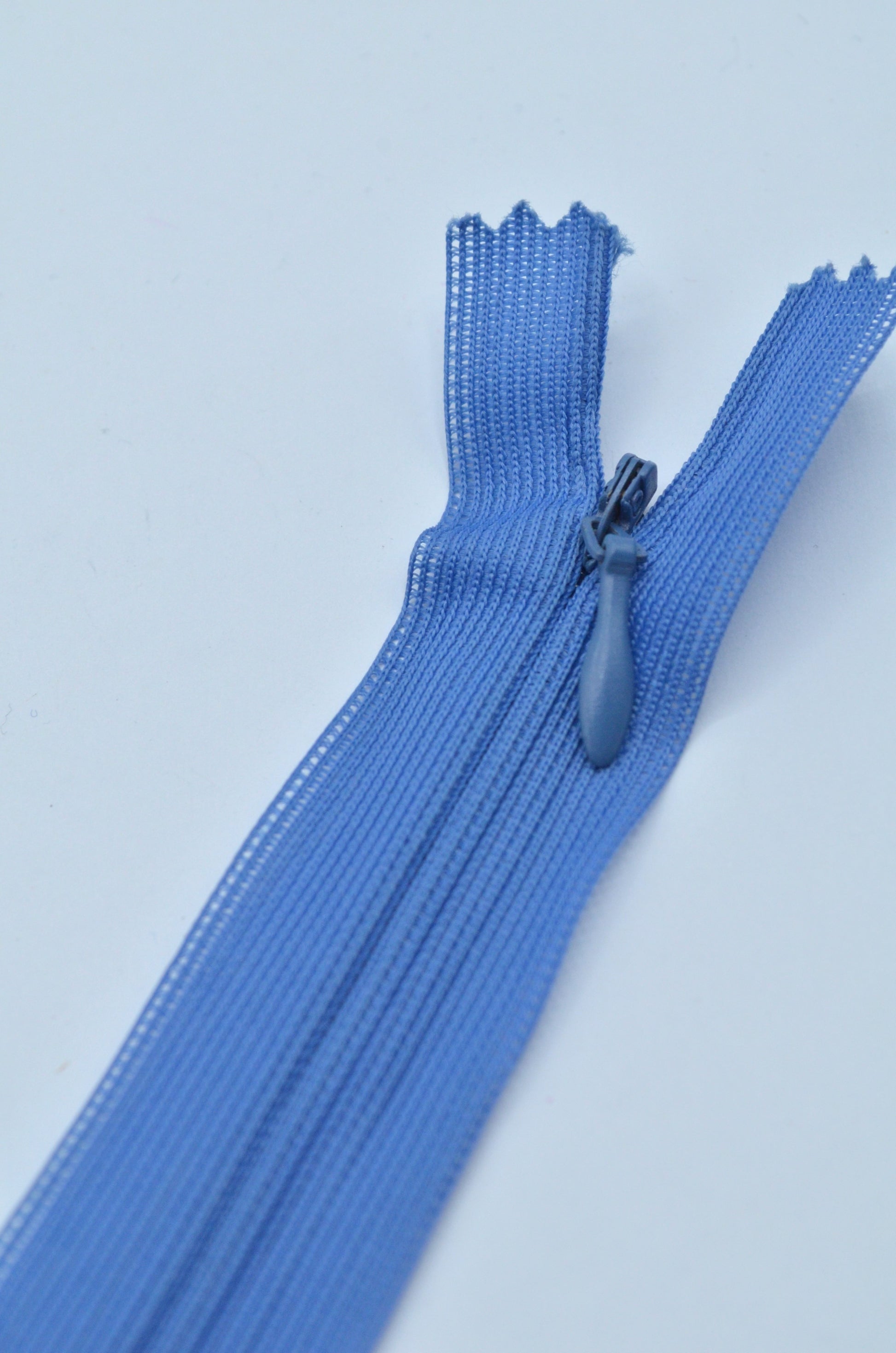 Fermoar Ascuns Pe Relon 20cm, Albastru