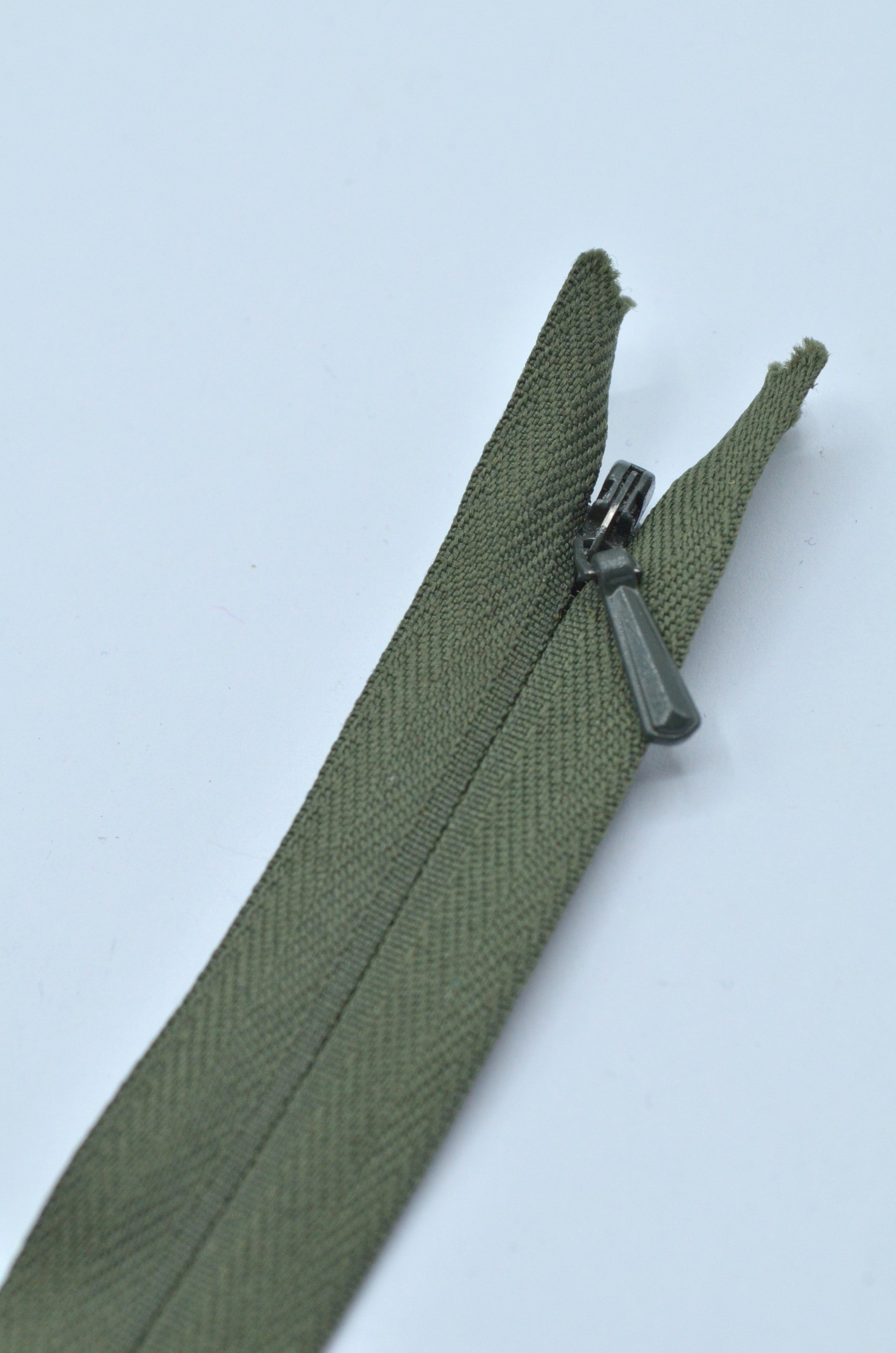 Fermoar Ascuns Pe Panza 20cm, Kaki
