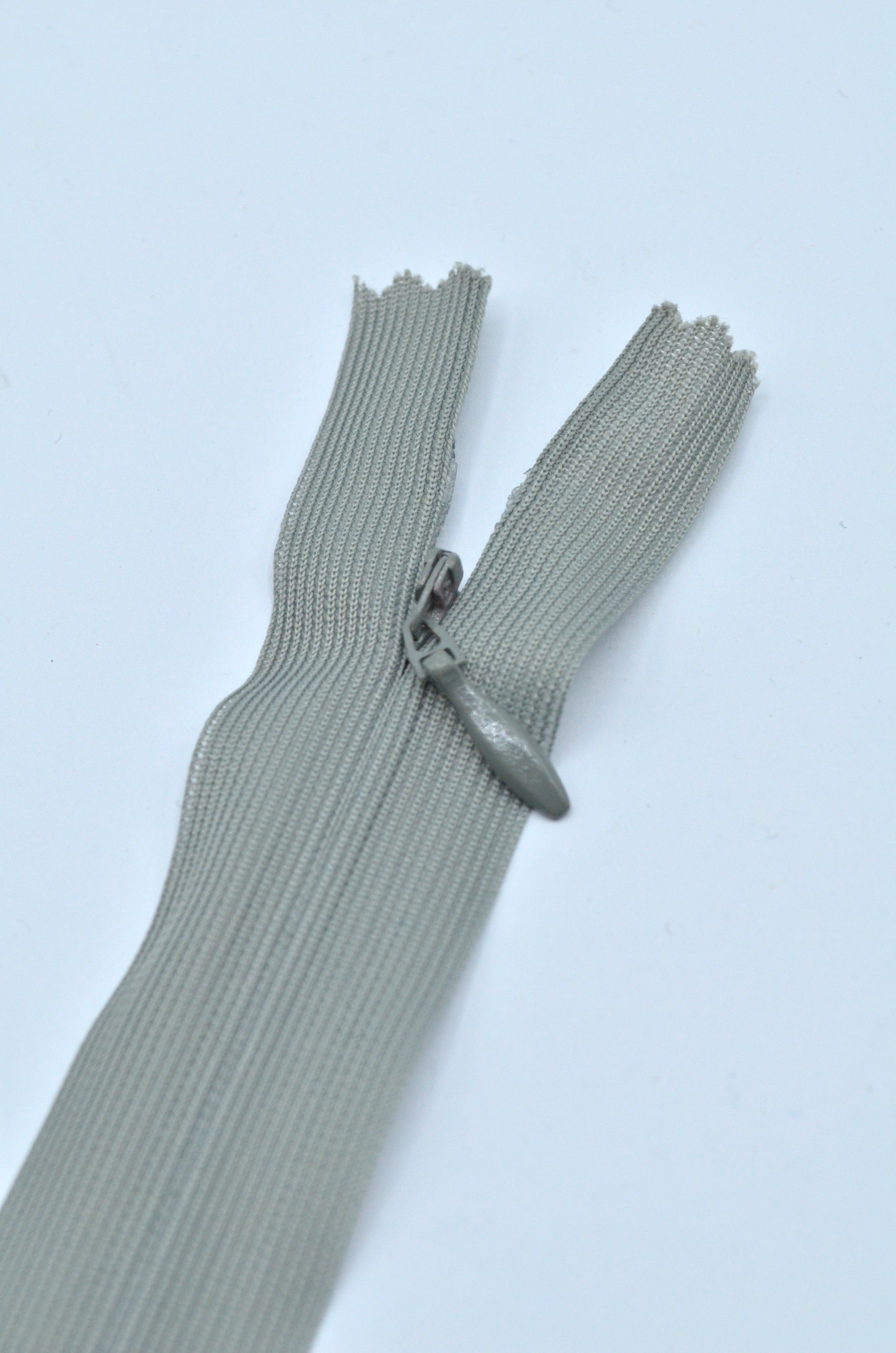 Fermoar Ascuns Pe Relon 20cm, Gri Kaki
