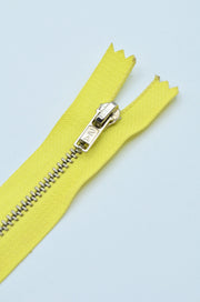 Fermoar Metalic Fix, 4mm, 16cm, Galben
