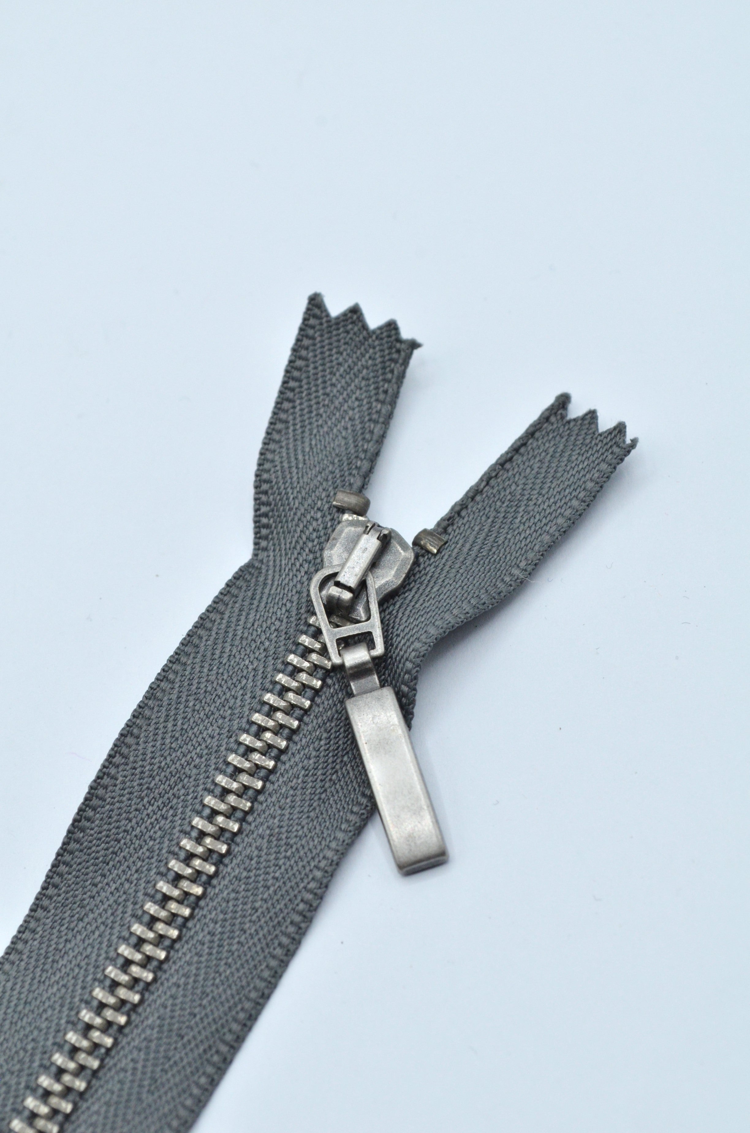 Fermoar Metalic Fix, 5mm, 19cm, Gri
